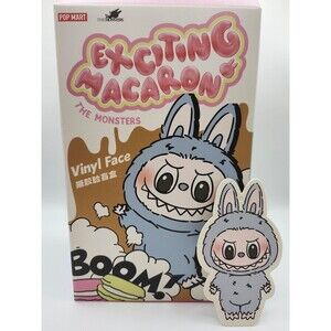 Authentic Pop Mart Labubu Exciting Macaron -
Sea Salt